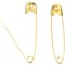 400x Gold Child Baby Safety Pins for Garment Repair Quilting Jewelry Making